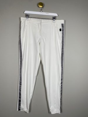 CS#15 by Gashott str. 42 <br/> råhvide bukser med stribe i siden