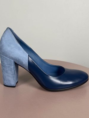 Ecco str. 37 <br/> blå stiletter