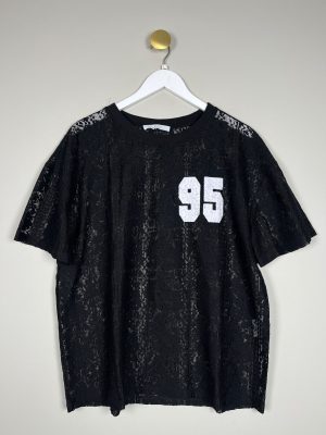 Sisters Point str. L <br/>  kortærmet bluse i blonde