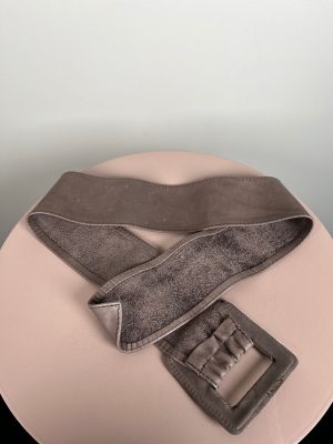 Bitte Kai Rand gråbrunt skindbælte str. S