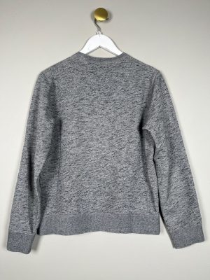 Kenzo jungle paris str. XS <br/>  grå melange sweatshirt med broderi