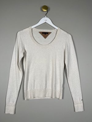 Tommy Hilfiger str. S <br/> råhvid bluse
