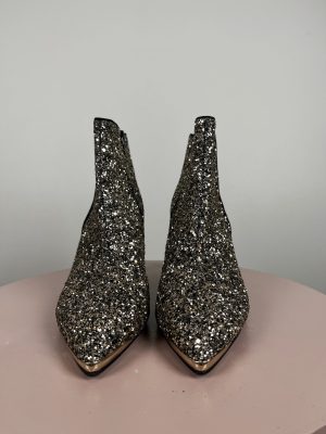 Sofie Schnoor str. 39 <br/> ankelstøvle med hæl og glimmer